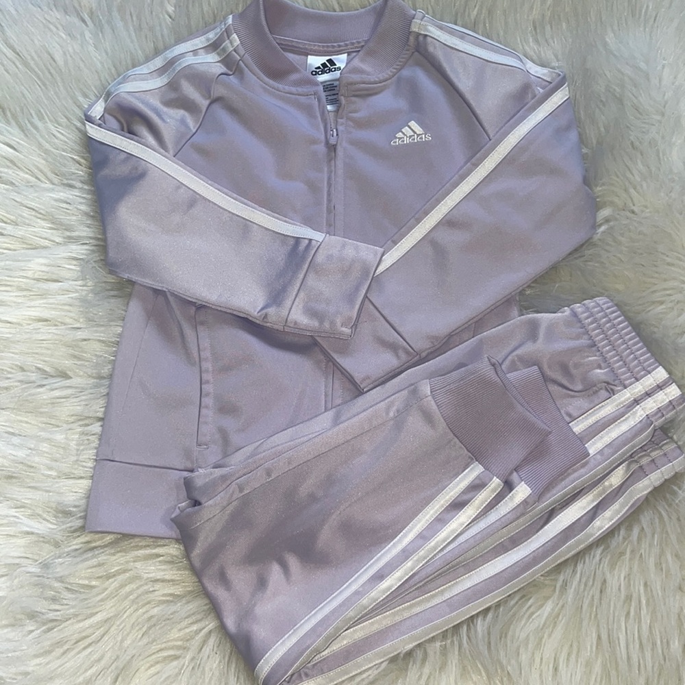 Adidas Girls Track suit size 5